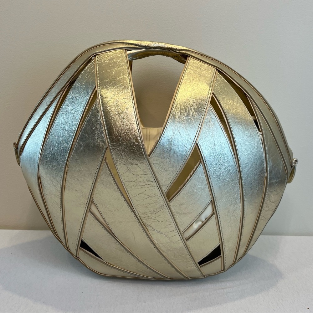 Perrin Le Panier Ball Bag Champagne